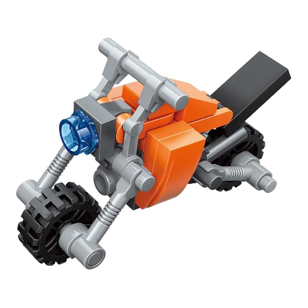 картинка Конструктор Qman 5195417 Транспорт, 10 видов, 31 - 36 деталей 