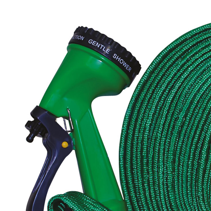 картинка Набор для полива Park 330095 HL157 1/2 шланг + соединитель 2 шт + пистолет), 10 м 