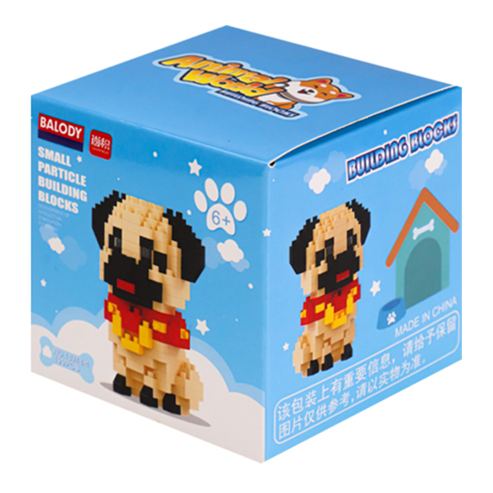 картинка Конструктор 18248-4BA Balody,пластиковый 4,8*4,8*6,6 см 199 деталей 