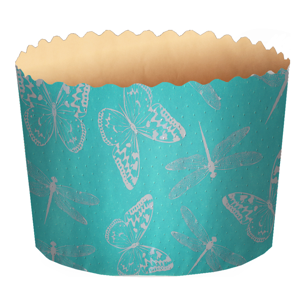 Форма для выпечки бумажная Бабочки цветные 70*60 мм