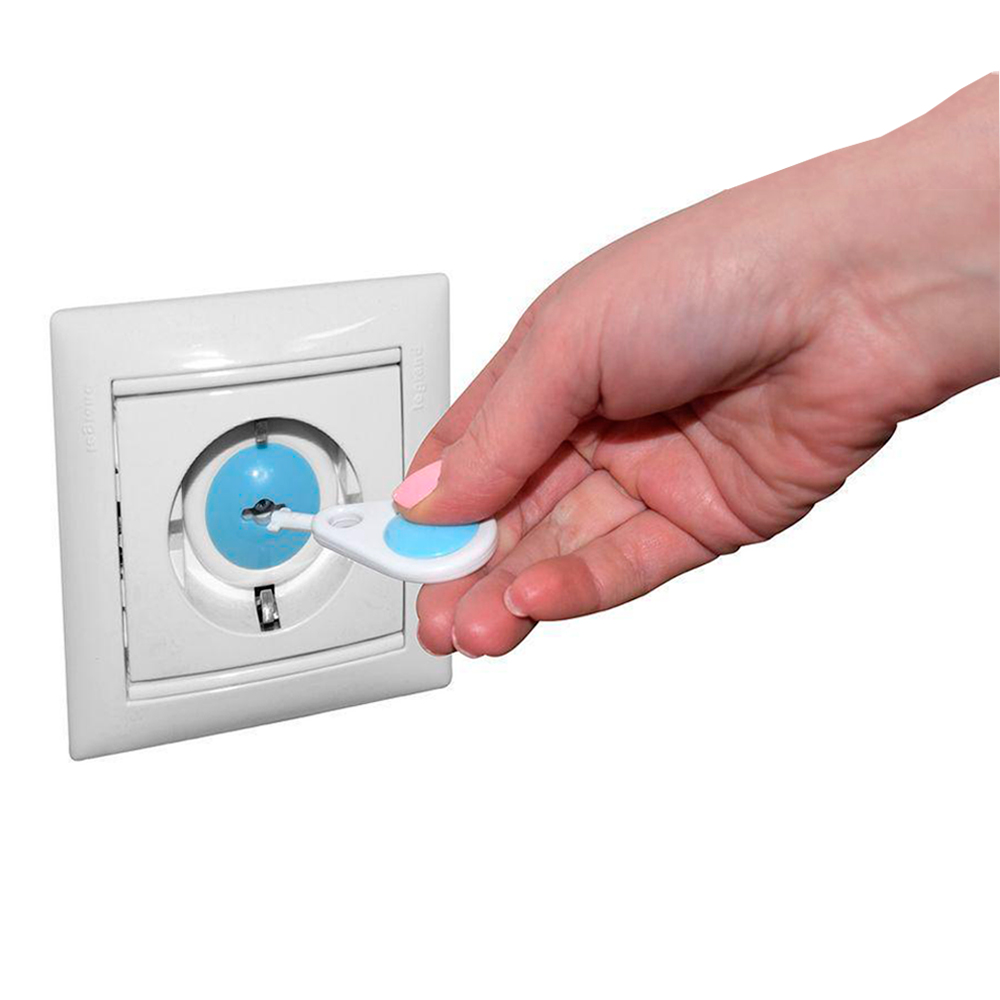 картинка Набор Мультидом VL90-159 заглушек для розеток с ключом, 6 шт 