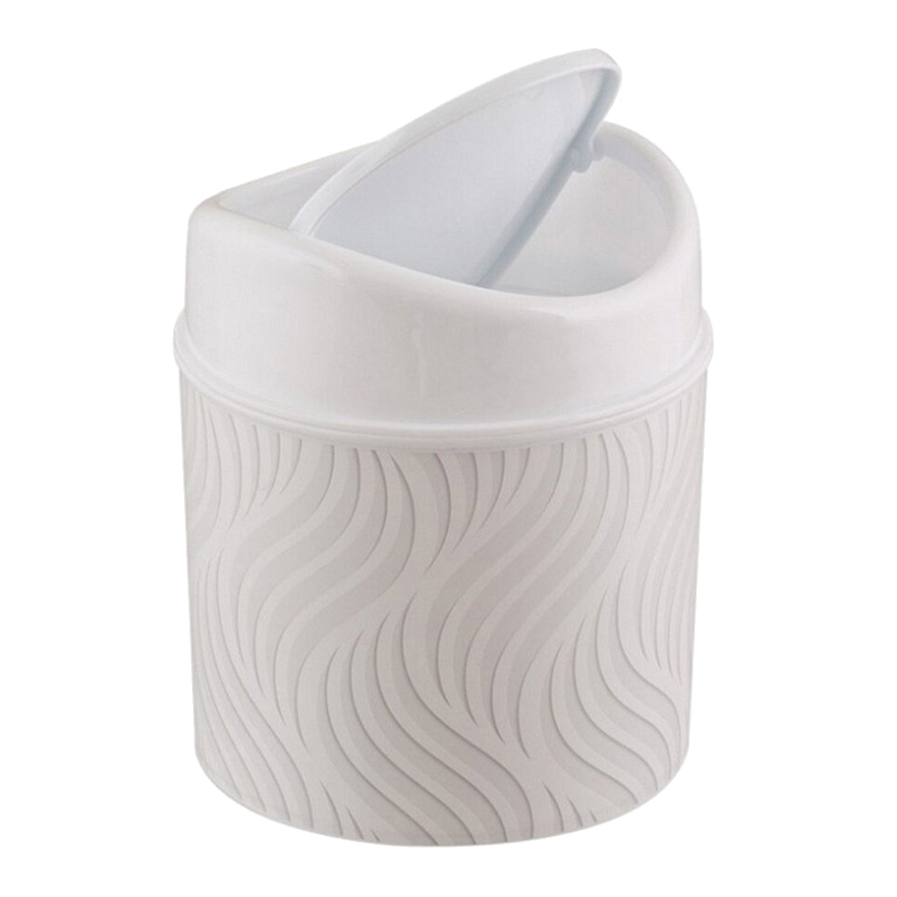 Контейнер для мусора 848864 пластиковый с крышкой, настольный, 1 л