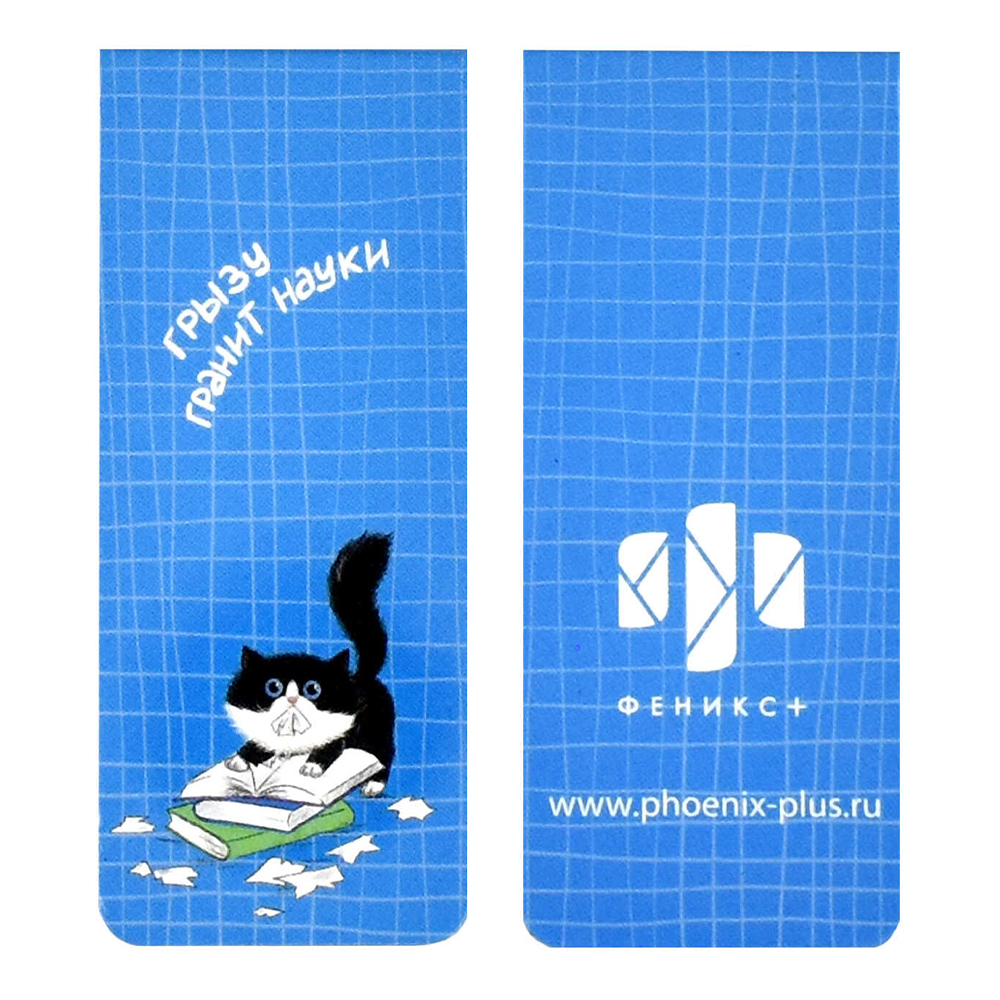 Закладка для книг Феникс 65054 магнитные, в ассортименте 25*28 мм, 4 шт