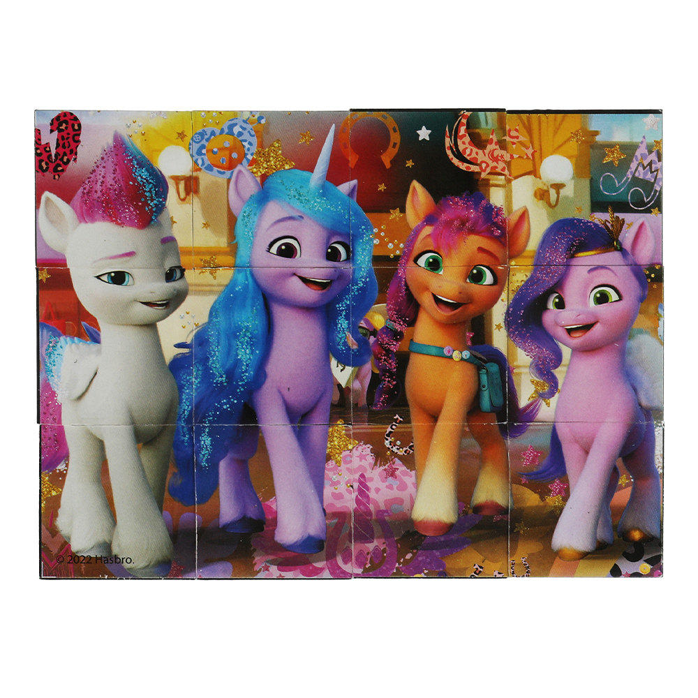 картинка Кубики Умные игры 01315-MLP My little pony 12 шт 