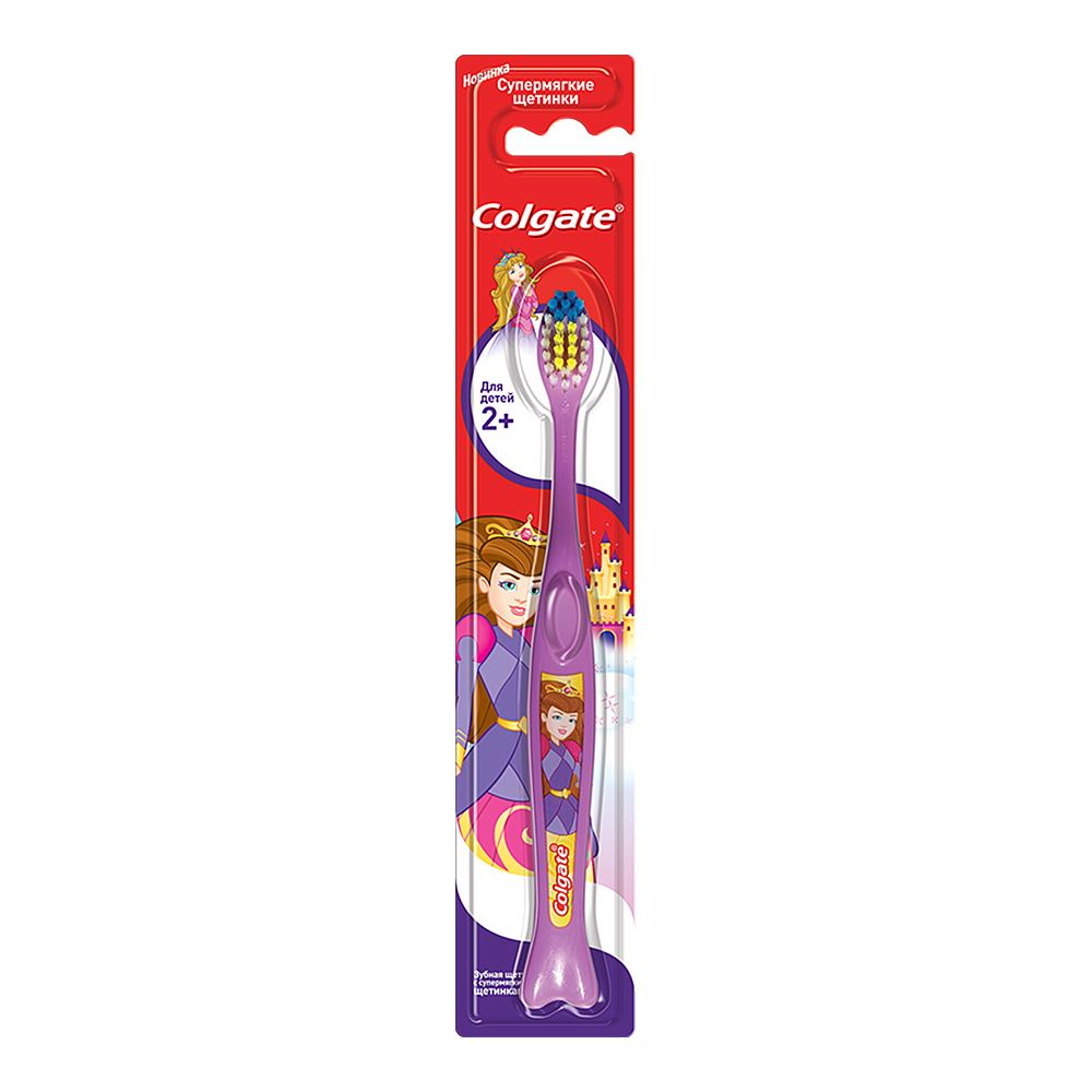 картинка Зубная щетка детская Colgate от 2-х лет мягкая щетина 
