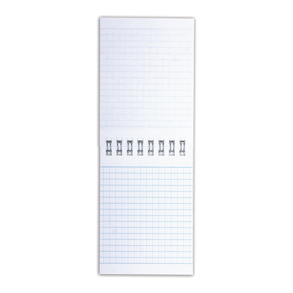Блокнот Юнландия 129860 Мультяшки, А7 75*105мм, гребень, в клетку, 40 листов
