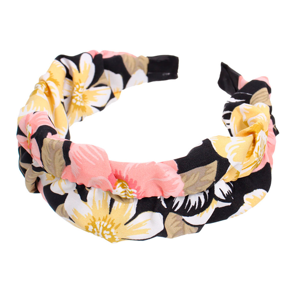 картинка Ободок для волос 848-259 Лафанталь, нежные цветы, 4 см, мультицвет 