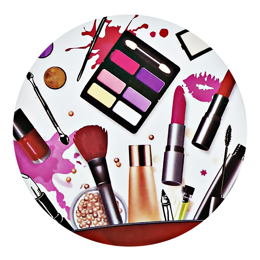 картинка Зеркало 3797 карманное,круглое, make up, 7 см 