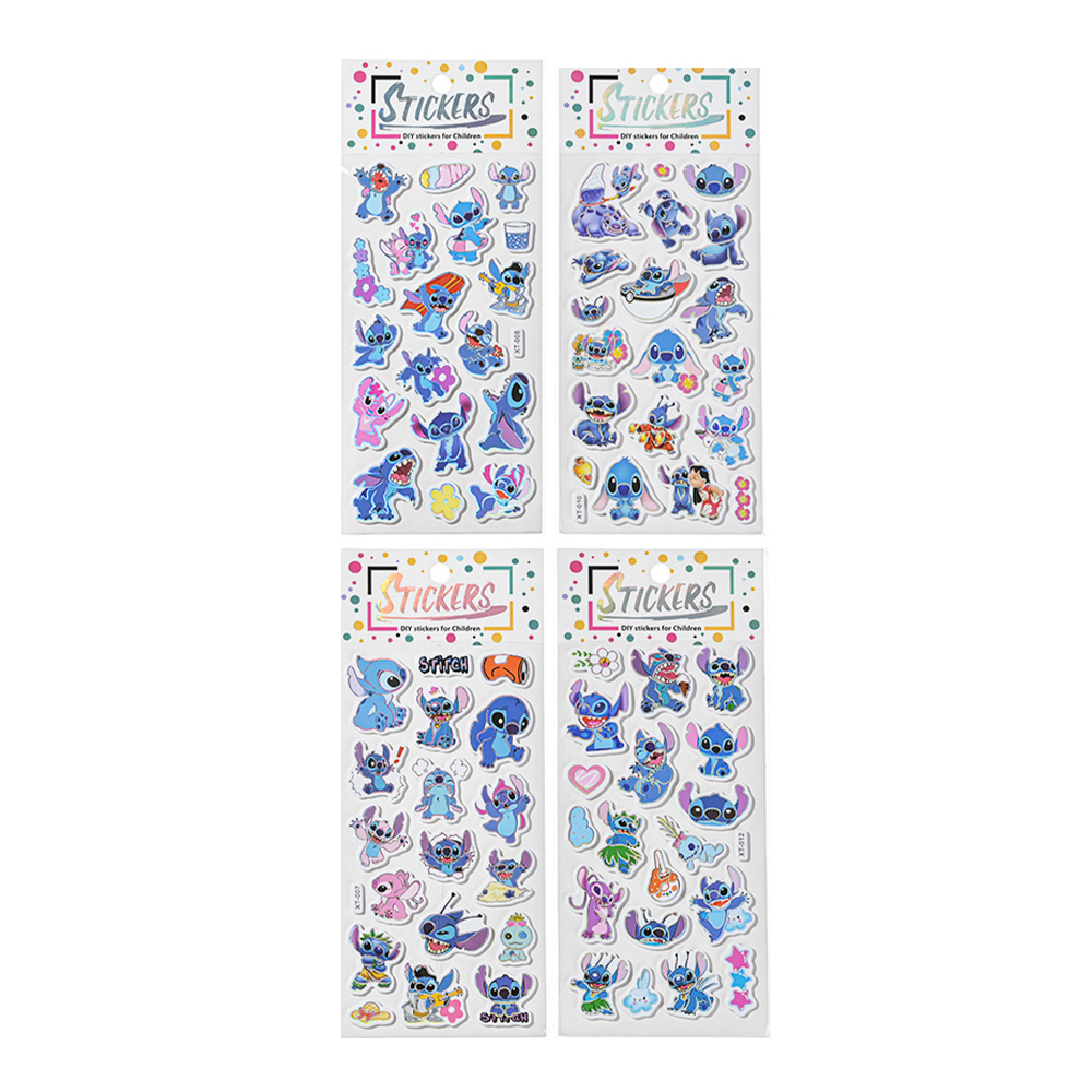 Наклейки M-20628 Ушастик, 6 дизайнов 10,5*25 см