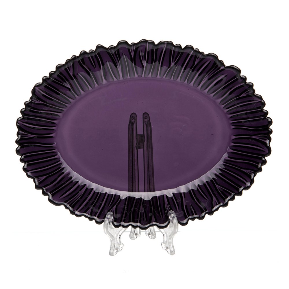 Блюдо Pasabahce 10547SLBD7 Аметист, круглое 25*19 см, упрочненное стекло