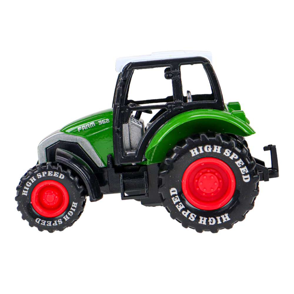 картинка Машина 1956742 инерционная Сельхозтехника Трактор, 10 см, пластик, в ассортименте 