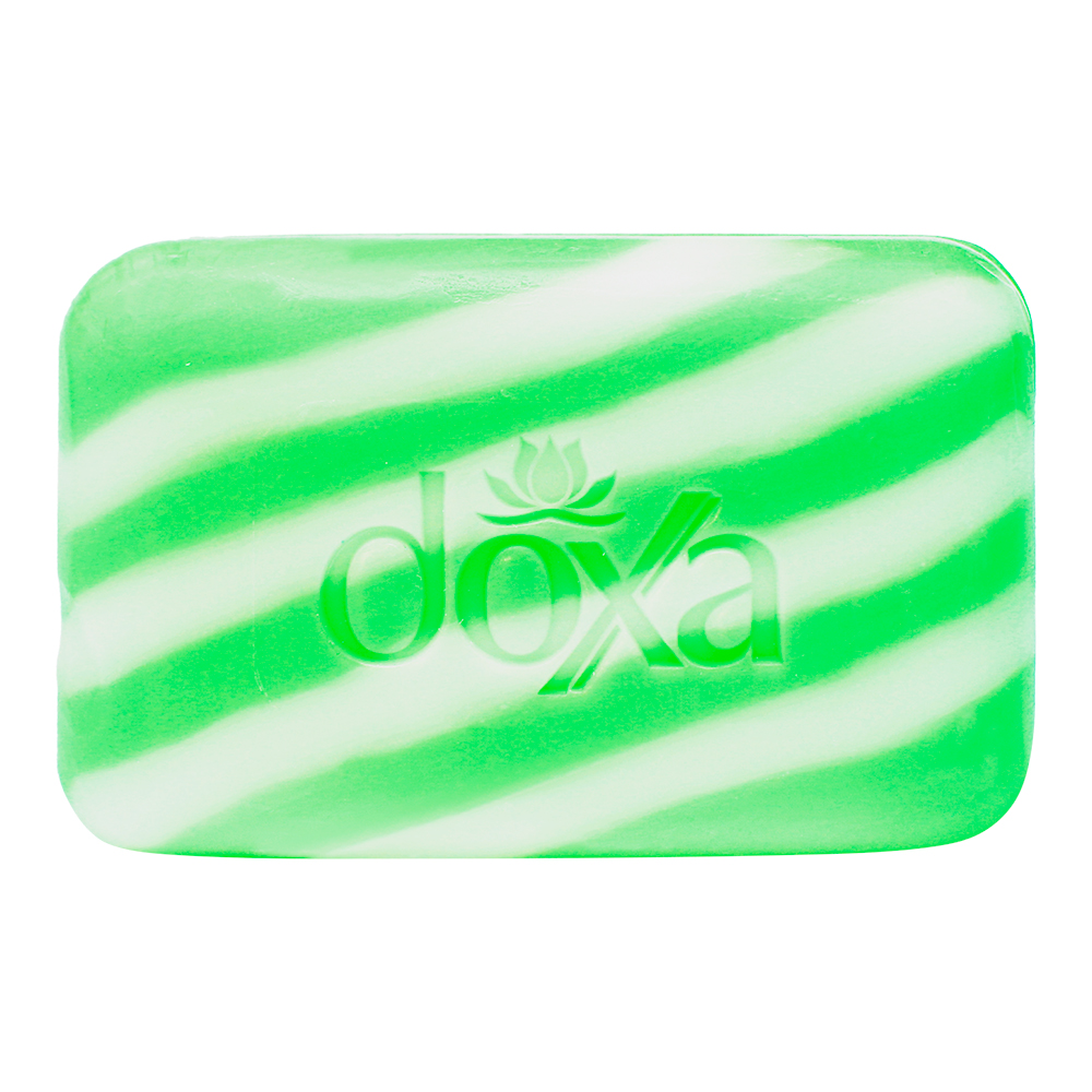 картинка Мыло туалетное DOXA 1 + 1 Лайм и Ананас 80 г, 4 шт 