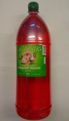 картинка Мыло жидкое Зодиак роза, ПЭТ (бутылированное), 2 л 