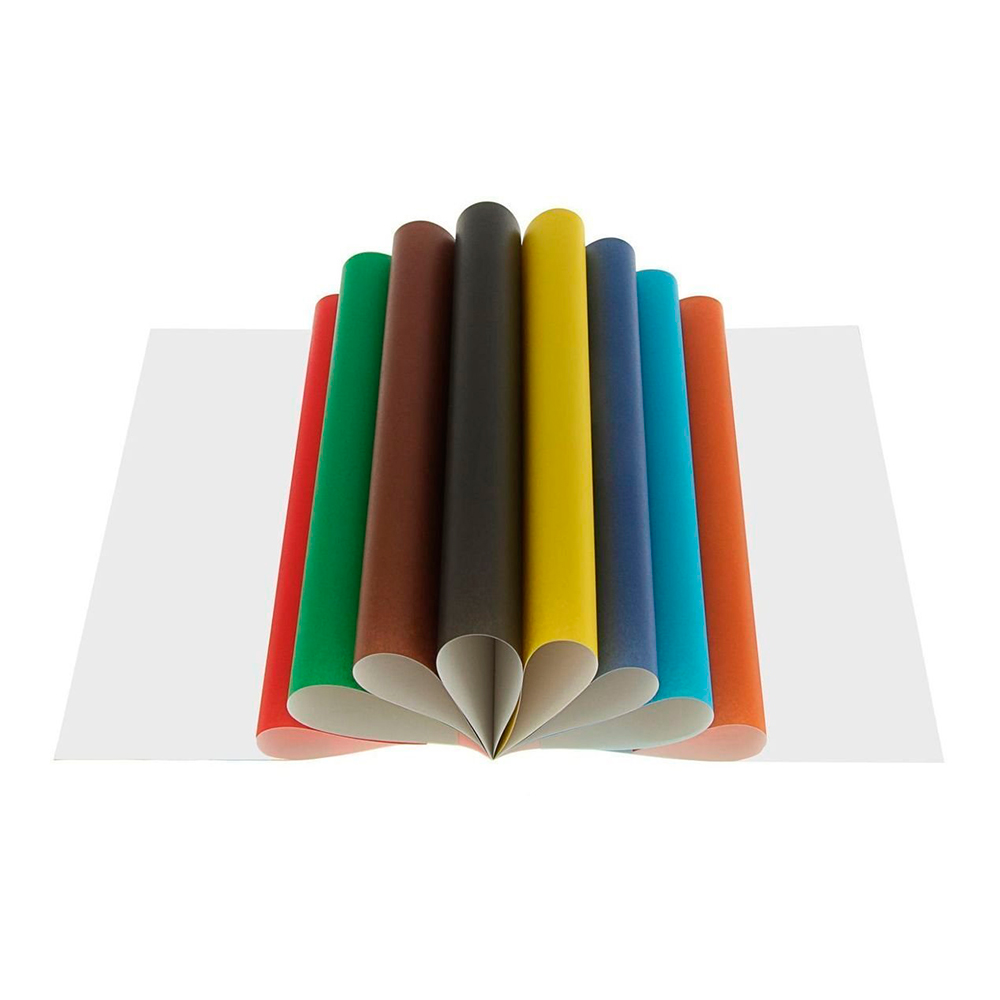 Бумага цветная AL6297 Панда, 8 цветов, 16 листов