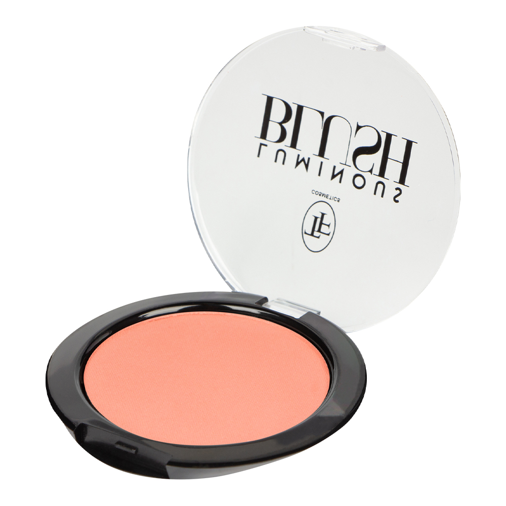 картинка Румяна Triumf Luminous Blush пудровые с шиммер эффектом, клубника со сливками, тон 602 