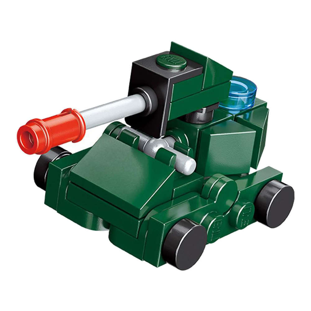 картинка Конструктор Qman 5195417 Транспорт, 10 видов, 31 - 36 деталей 