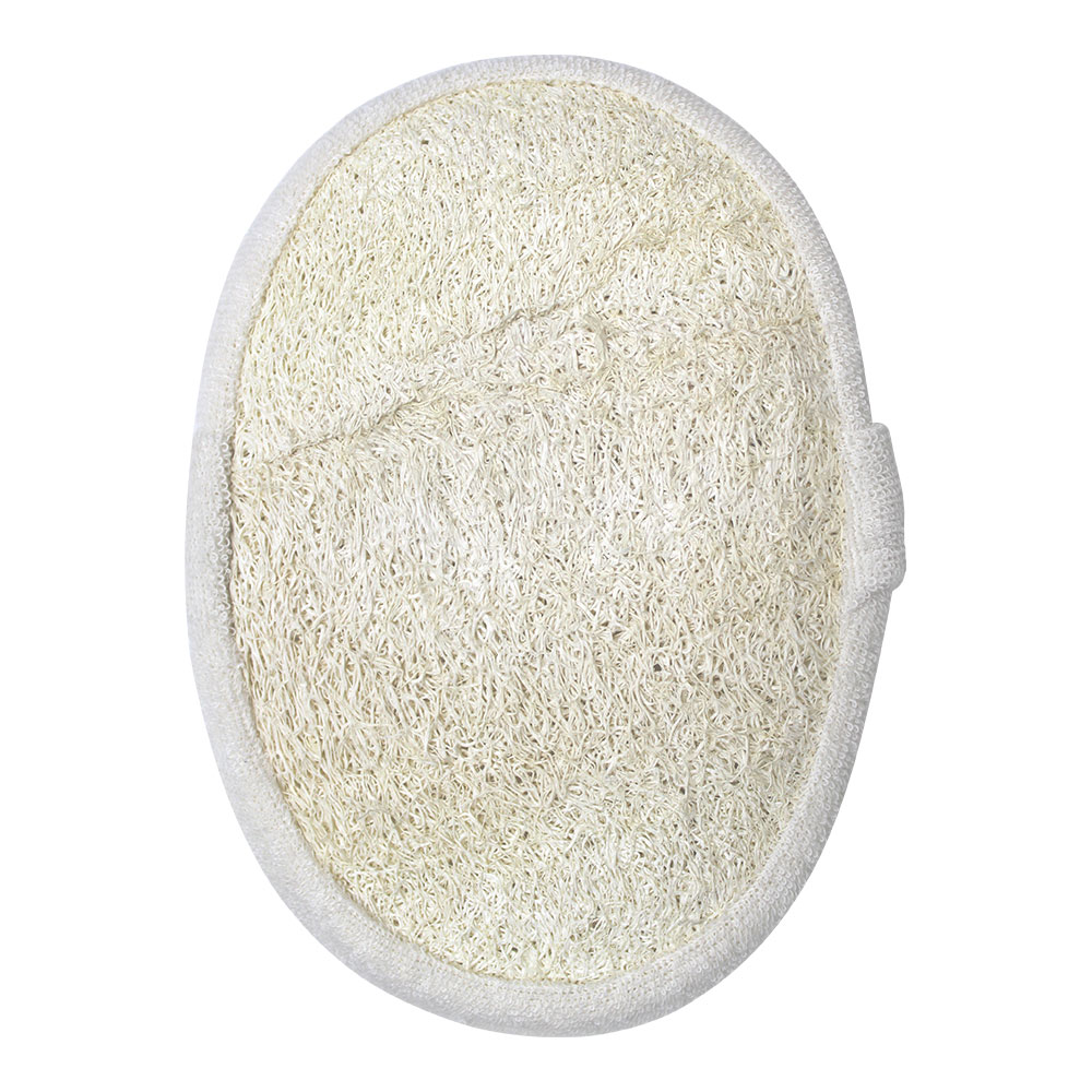 картинка Мочалка для тела Beauty Format 45587-4002 брус овальный,Крапива и хлопок,натуральная, 1 шт 