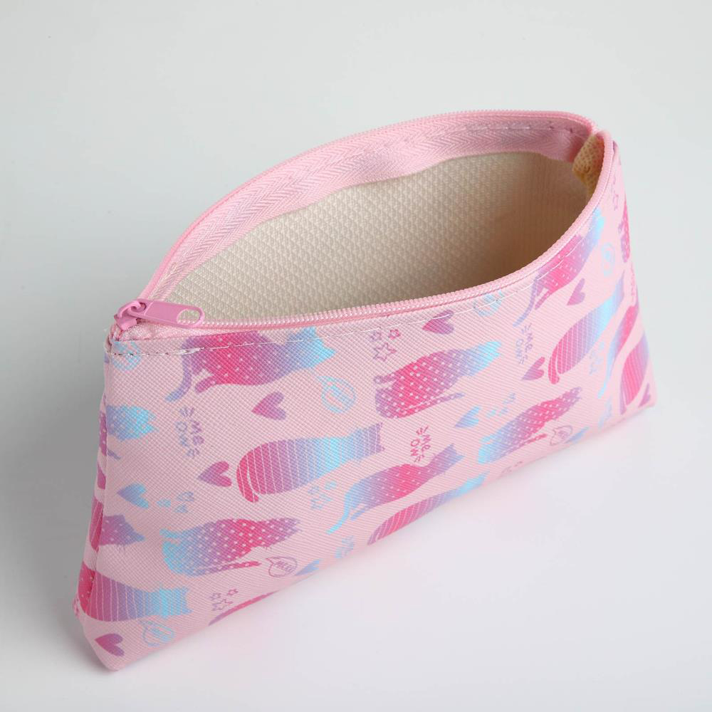 картинка Косметичка 10188319 на молнии 18 х 1,5 х 11 см, розовый 