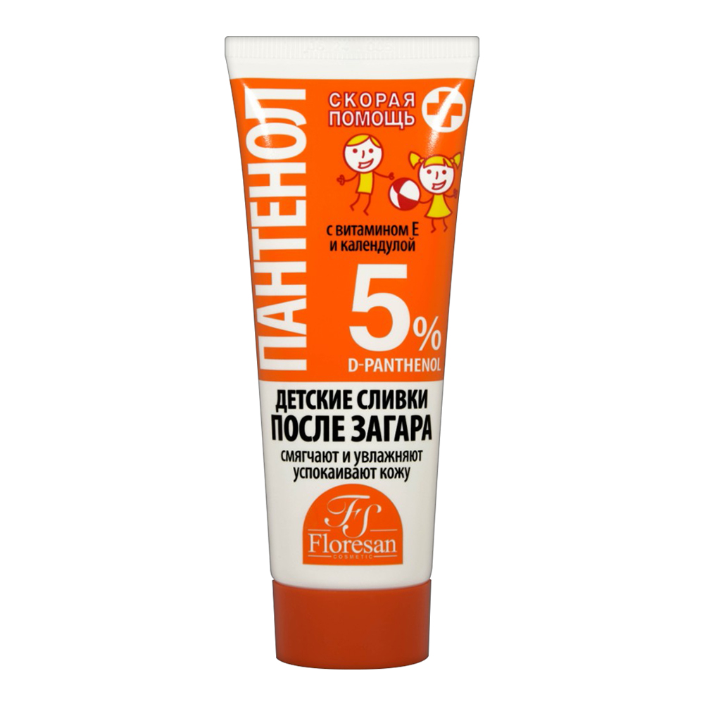картинка Сливки Panthenol Forte после загара Скорая помощь для детей, 75 мл 