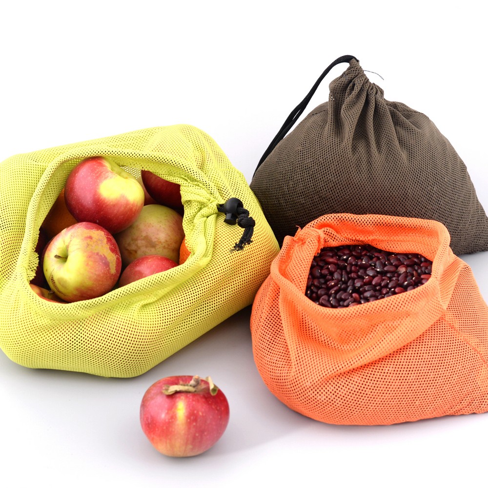 картинка Мешок-сетка МТ4-24 для хранения продуктов дома, 30*34 см, полиэстер, в ассортименте 