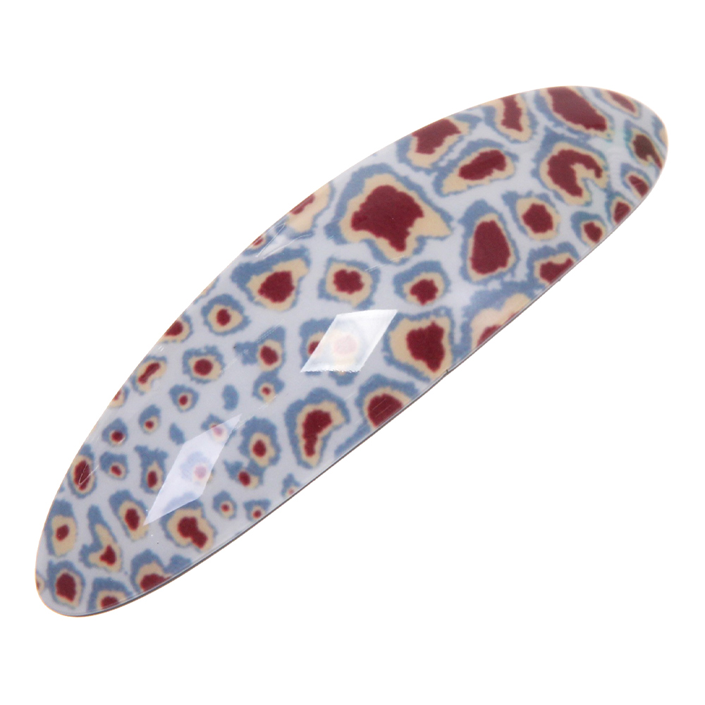 картинка Заколка-автомат для волос 656-053 Lady Collection Сафари, 9 см, микс 