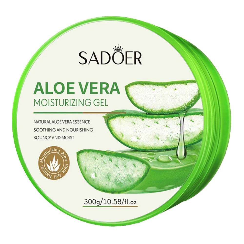 Гель для тела и лица Sadoer универсальный с экстрактом Алоэ Вера, 300 г