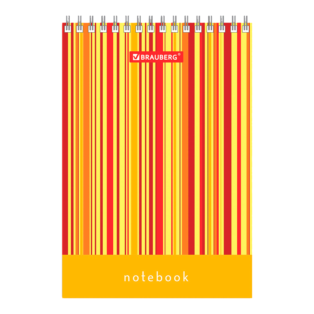 Блокнот 129822 А6 гребень Полоски, 40 листов