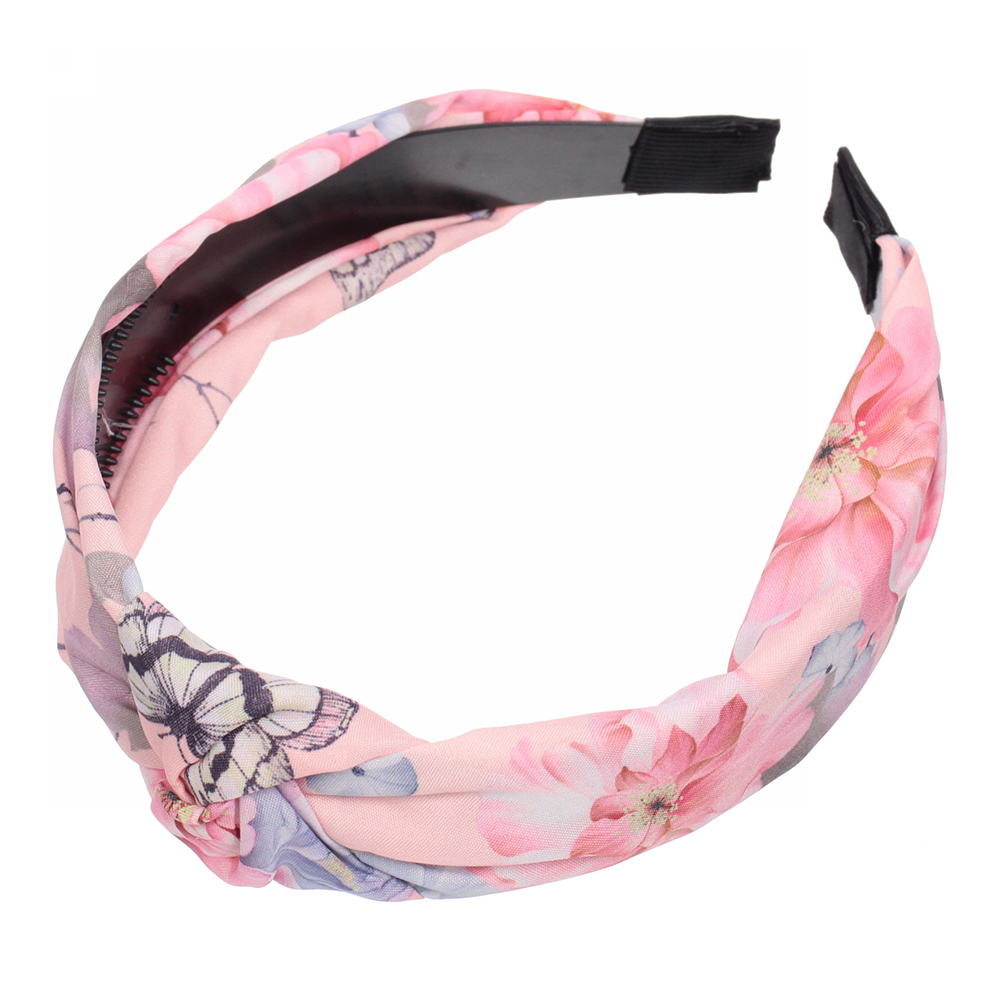 картинка Ободок для волос 333-377 Beauty Gallery - Flower 2,8 см, в ассортименте 
