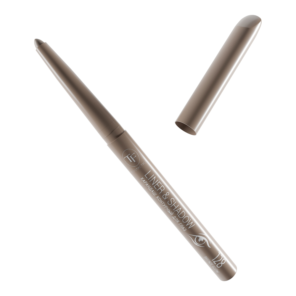 картинка Карандаш для глаз Triumf LINER&SHADOW автоматический, бронзовый, тон 128 