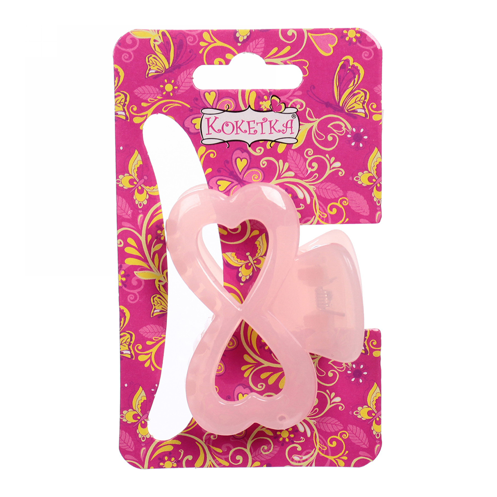 картинка Краб для волос 746-315 Глянец-Бант, на блистере 6 см, в ассортименте 