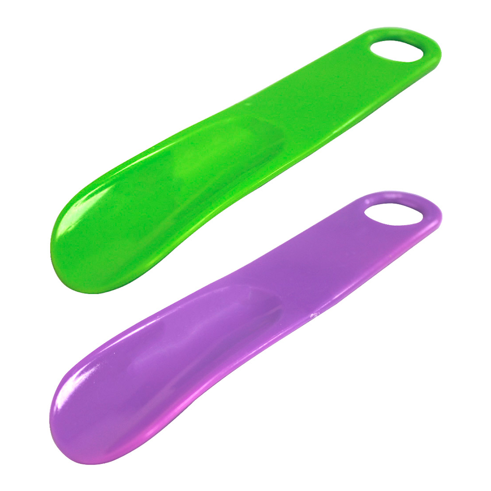 картинка Рожок для обуви пластик 20см цвет микс, 1 шт 