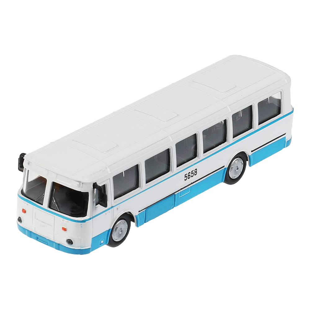 картинка Машина SB-16-57-DB Технопарк Автобус, инерционная, 15 см, металл, в ассортименте 
