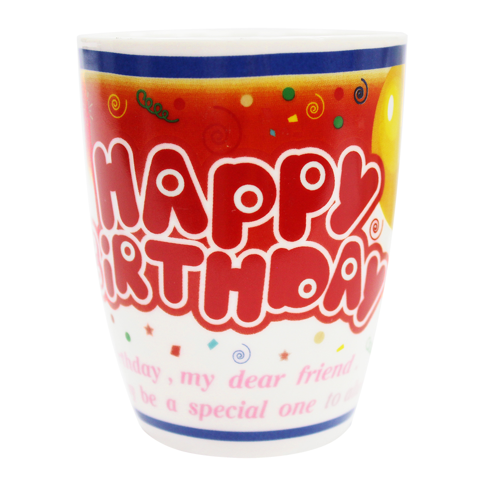 Кружка KKR-97 4 дизайна, Happy Birthday, керамика, 360 мл