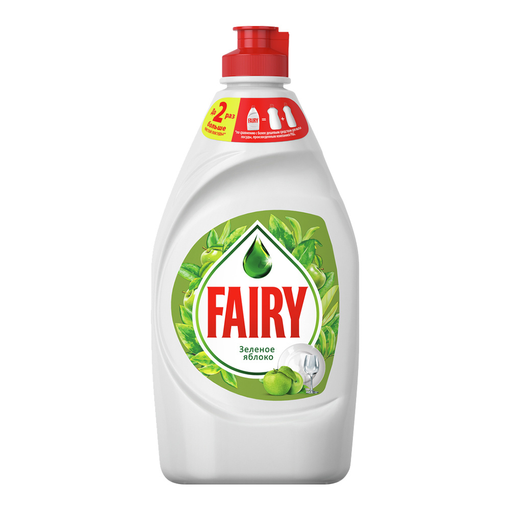 картинка Средство для мытья посуды Fairy яблоко, 450 мл 