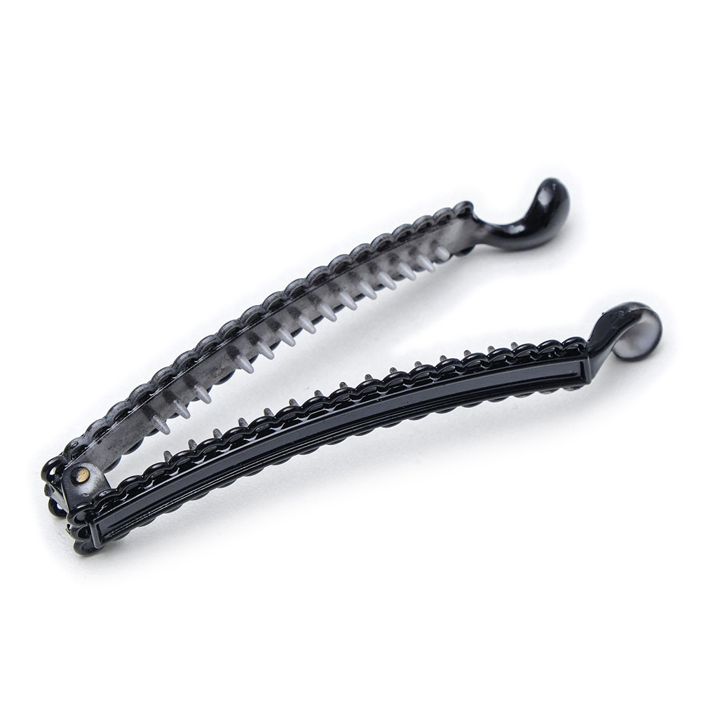 картинка Заколка-банан для волос 1490585 Классика, черный, 9,5 см 