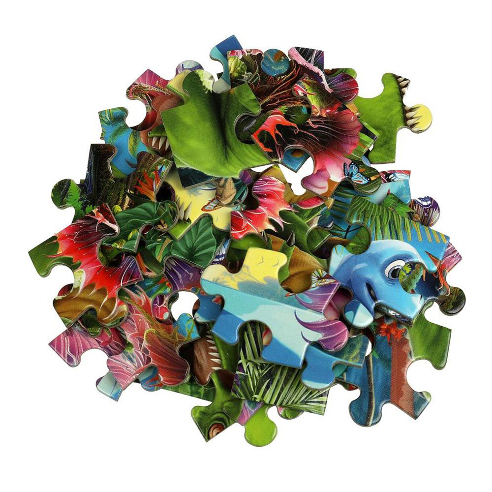 картинка Пазл 1155 Мир динозавров, 35 элементов 