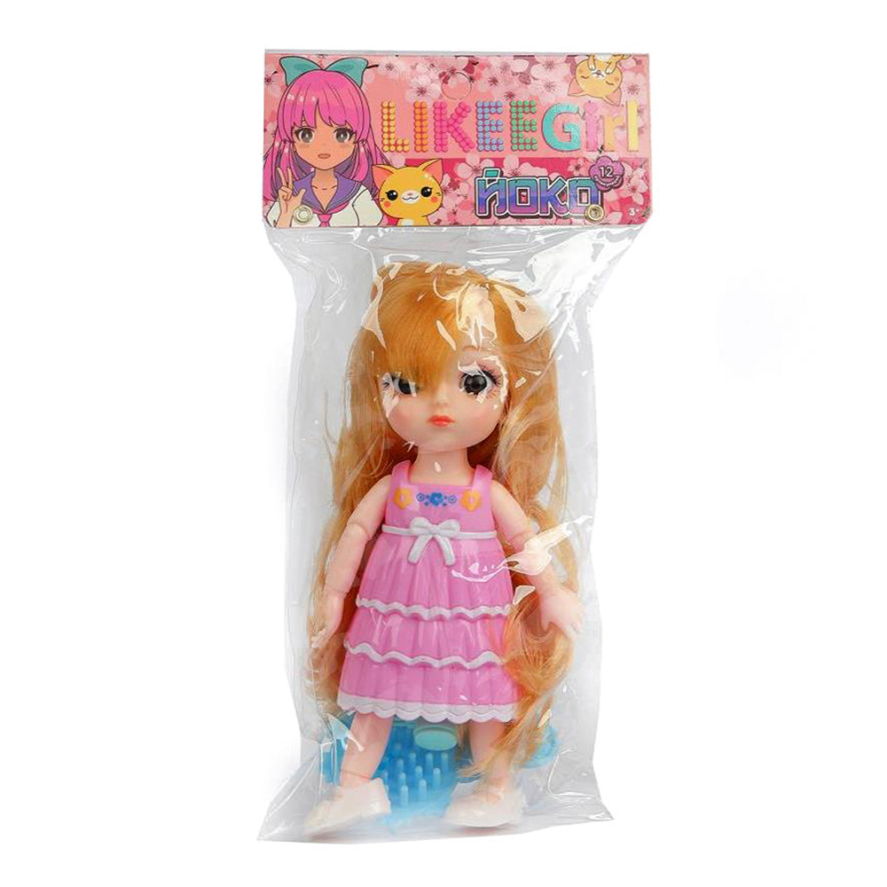 картинка Кукла Likee Girl Y2311O0211-4-RU Аниме, 15 см 