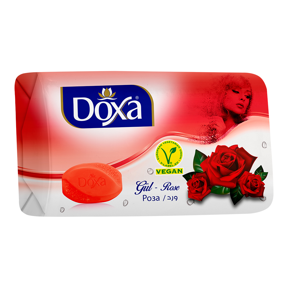 картинка Мыло туалетное DOXA Роза, 125 г 