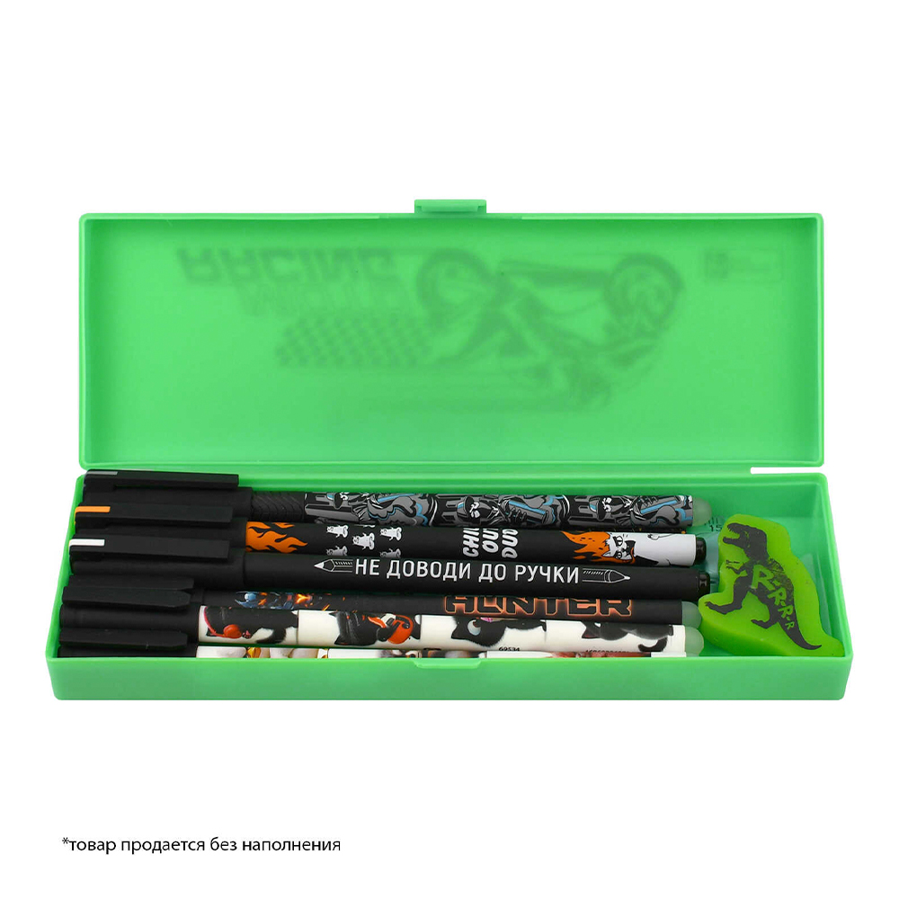 Пенал Феникс 65349 Мото, без наполнения, 18*6*2,5 см