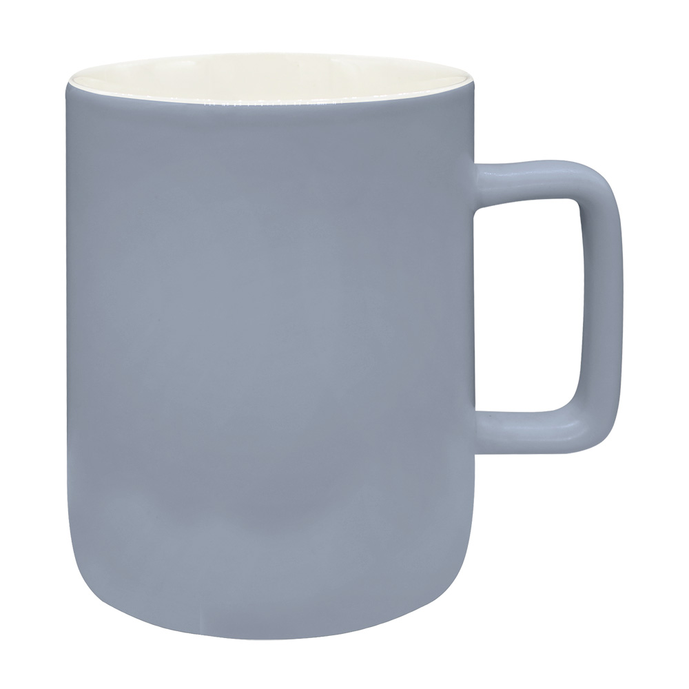 Кружка керамическая KKR-226 одноцветная, в ассортименте, 360 мл