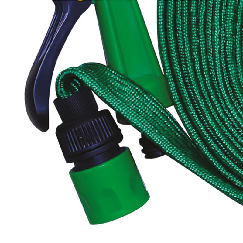 картинка Набор для полива Park 330095 HL157 1/2 шланг + соединитель 2 шт + пистолет), 10 м 