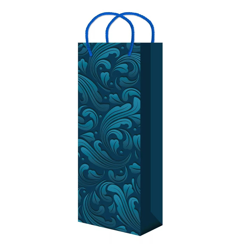 Пакет подарочный для бутылок BP-4021/4022/4023/4024/4025 12,3*36,2*10 см, в ассортименте