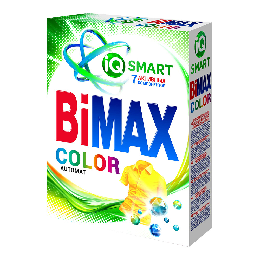картинка Стиральный порошок Bimax Color, автомат, 400 г 