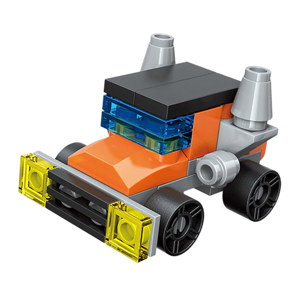 картинка Конструктор Qman 5195417 Транспорт, 10 видов, 31 - 36 деталей 