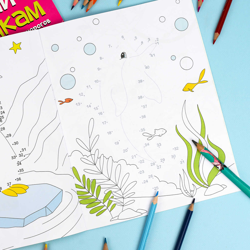 картинка Раскраска 71481 Забавные животные, 215*280 мм, 8 листов 