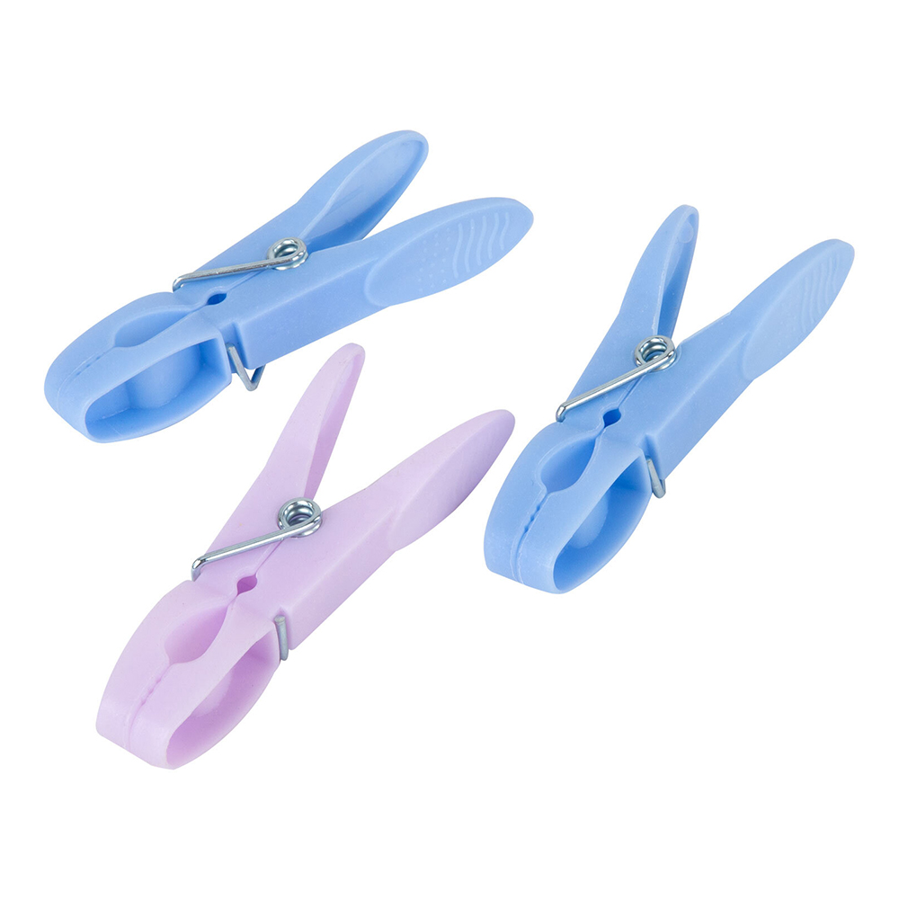 Прищепка пластик 700515, в ассортименте, 20 шт