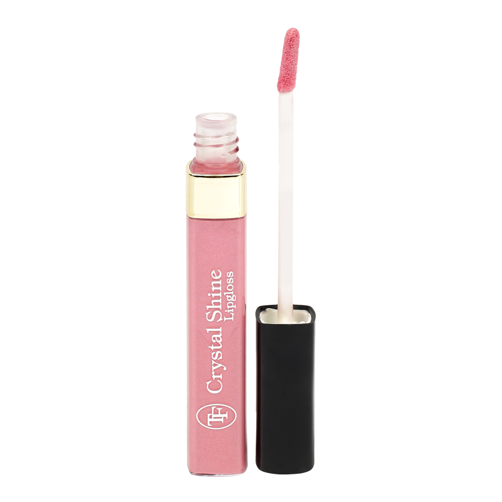 картинка Помада для губ Triumf Crystal Shine Lipgloss жидкая, кукольно-розовая, тон 43, 25 г 