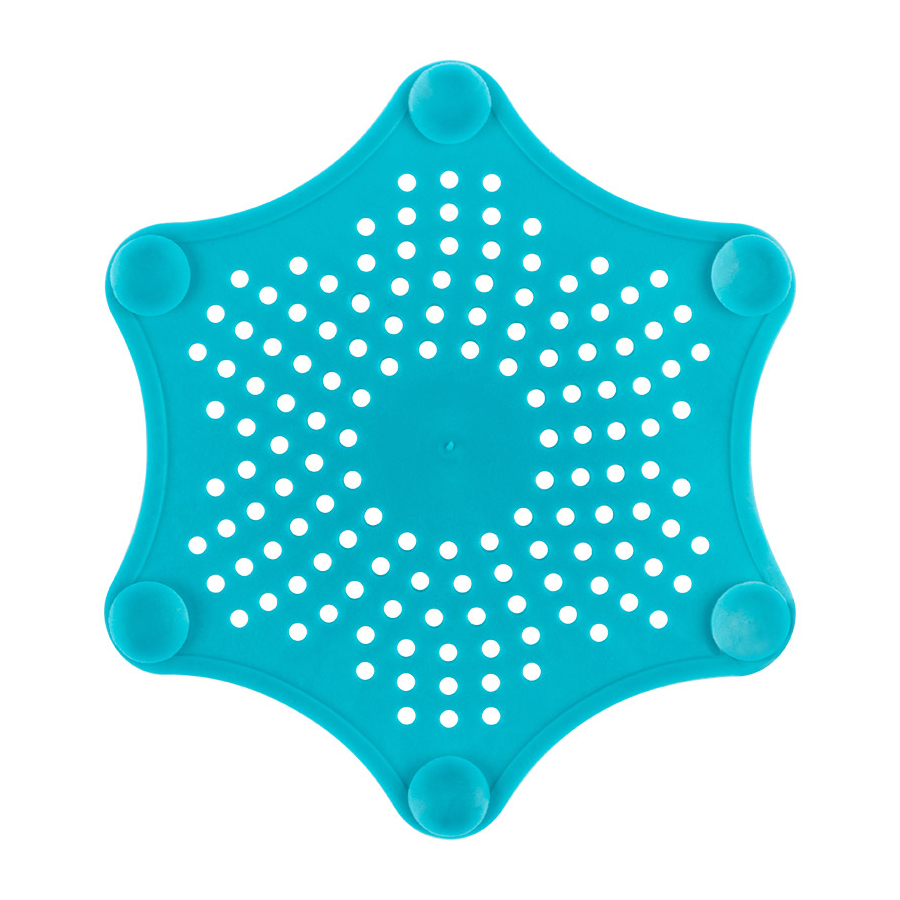 картинка Ситечко для раковины 103659 Морская звезда, на присосках 15,5*15,5 см, ТПР 