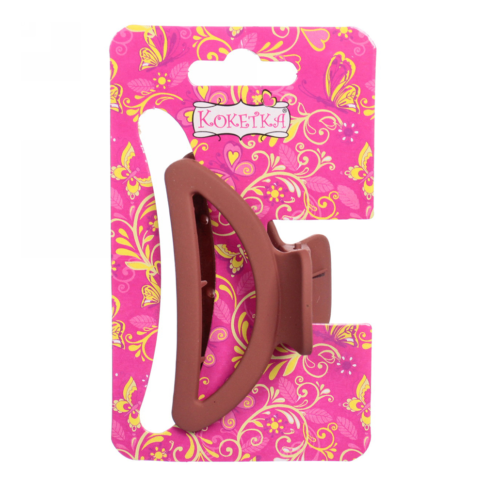 картинка Краб для волос 746-306 Style Matte, трапеция 6,5 см, в ассортименте 