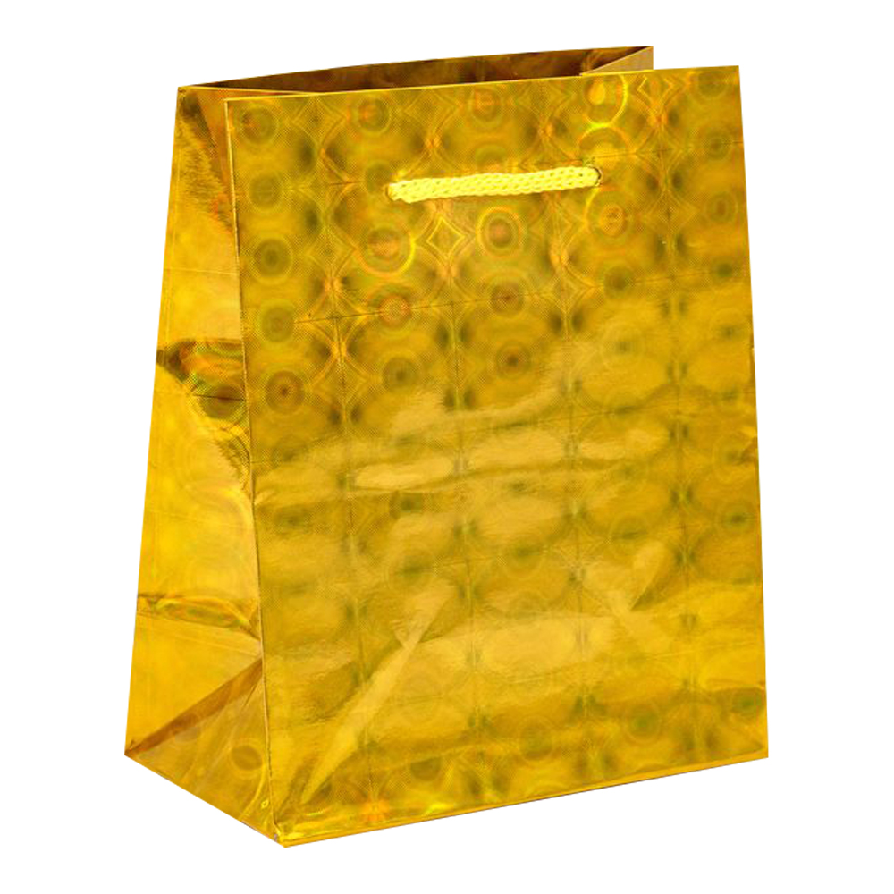 Пакет подарочный ч41333 Голография 12*15 см, в ассортименте